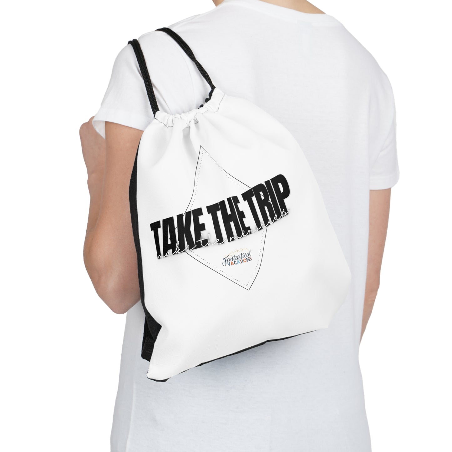 Take The Trip...Make the Memories Drawstring Bag