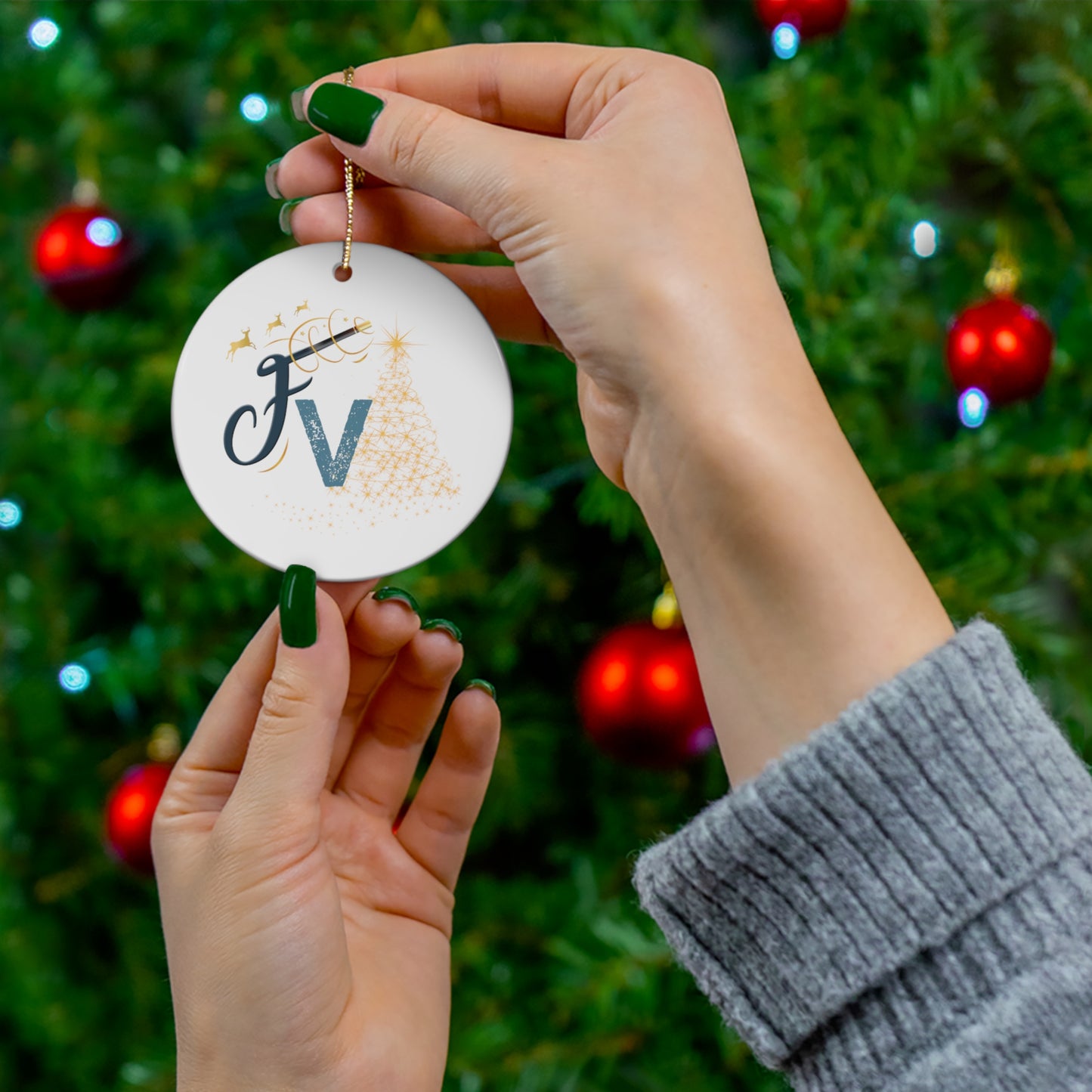 FV Christmas Tree Ornament