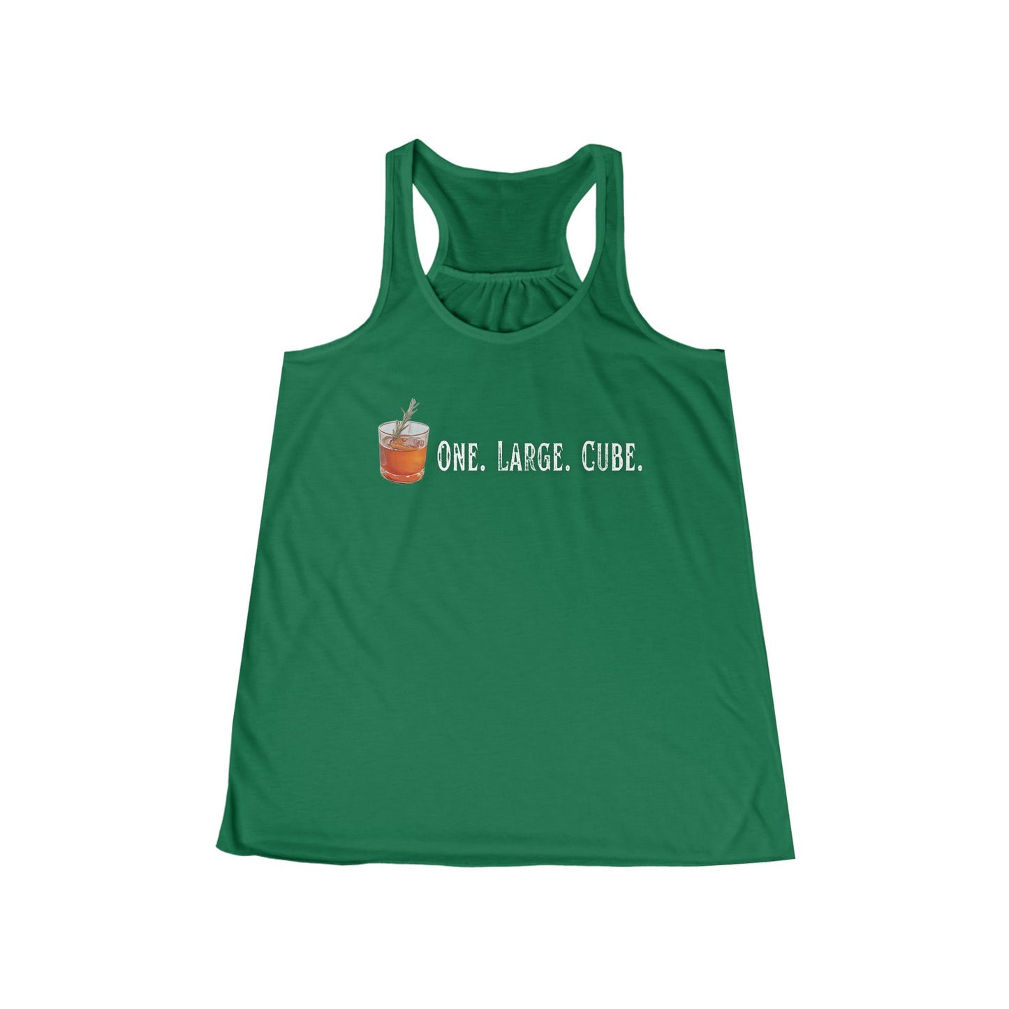 One.Large.Cube Women's Flowy Racerback Tank