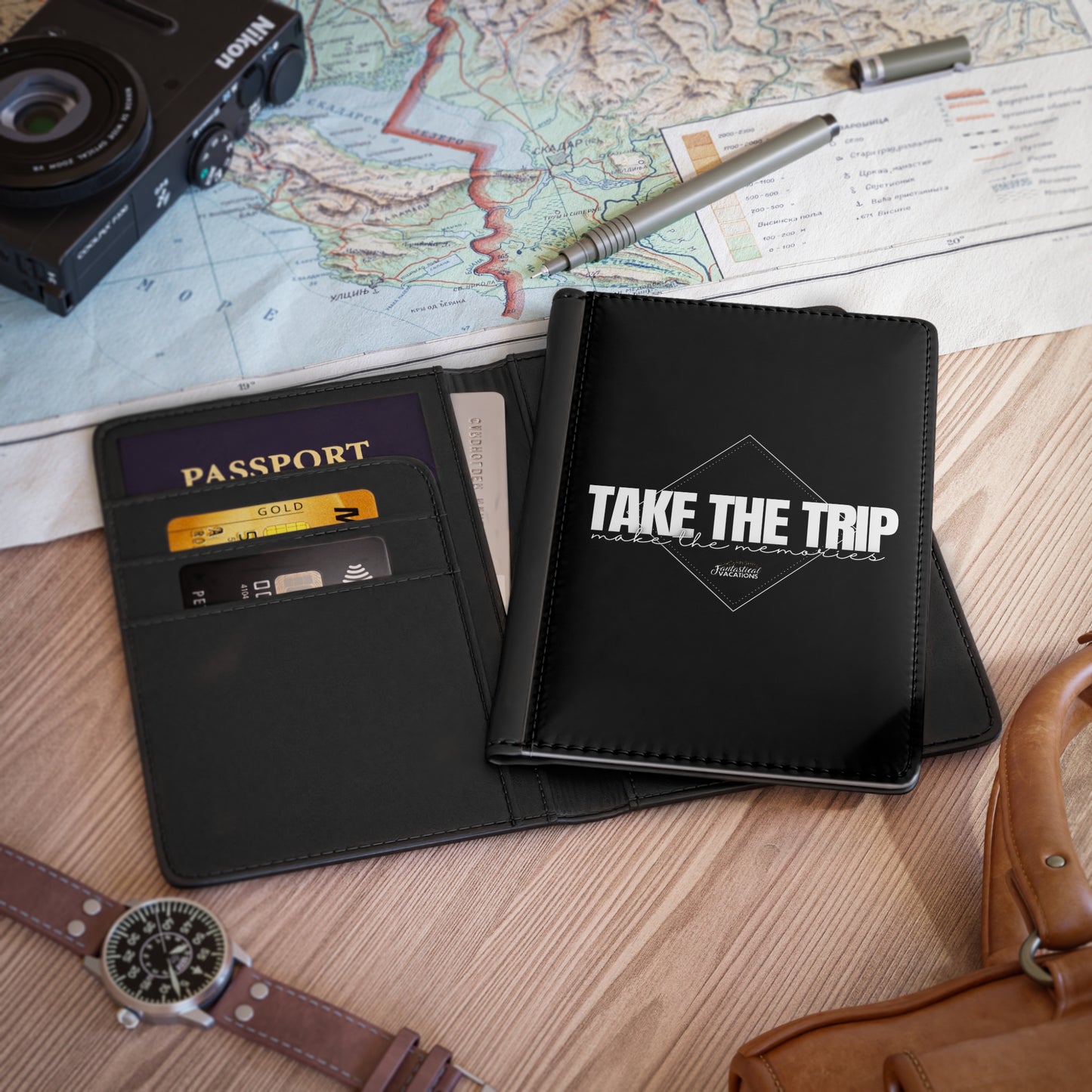 Passport Cover - Take the Trip...Make the Memories