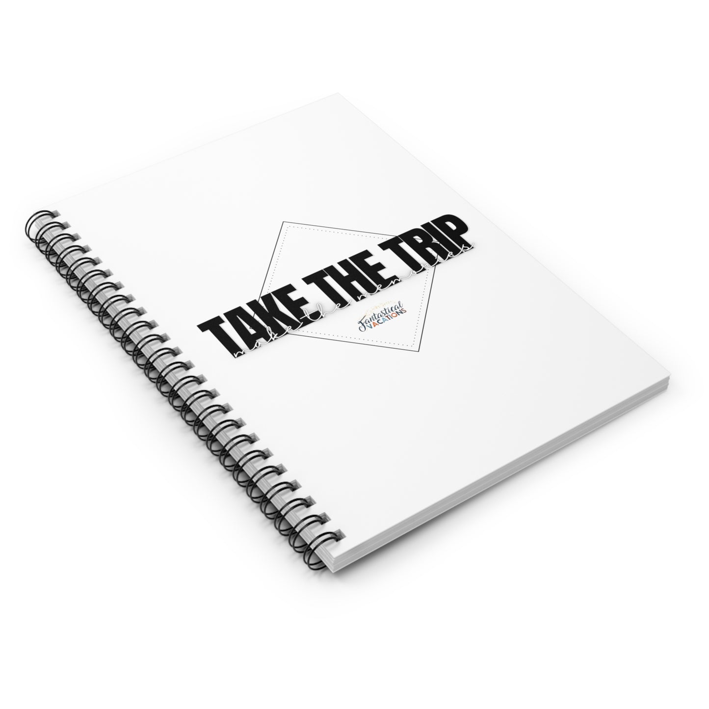 Take the Trip...Make the Memories Spiral Notebook - Ruled Line