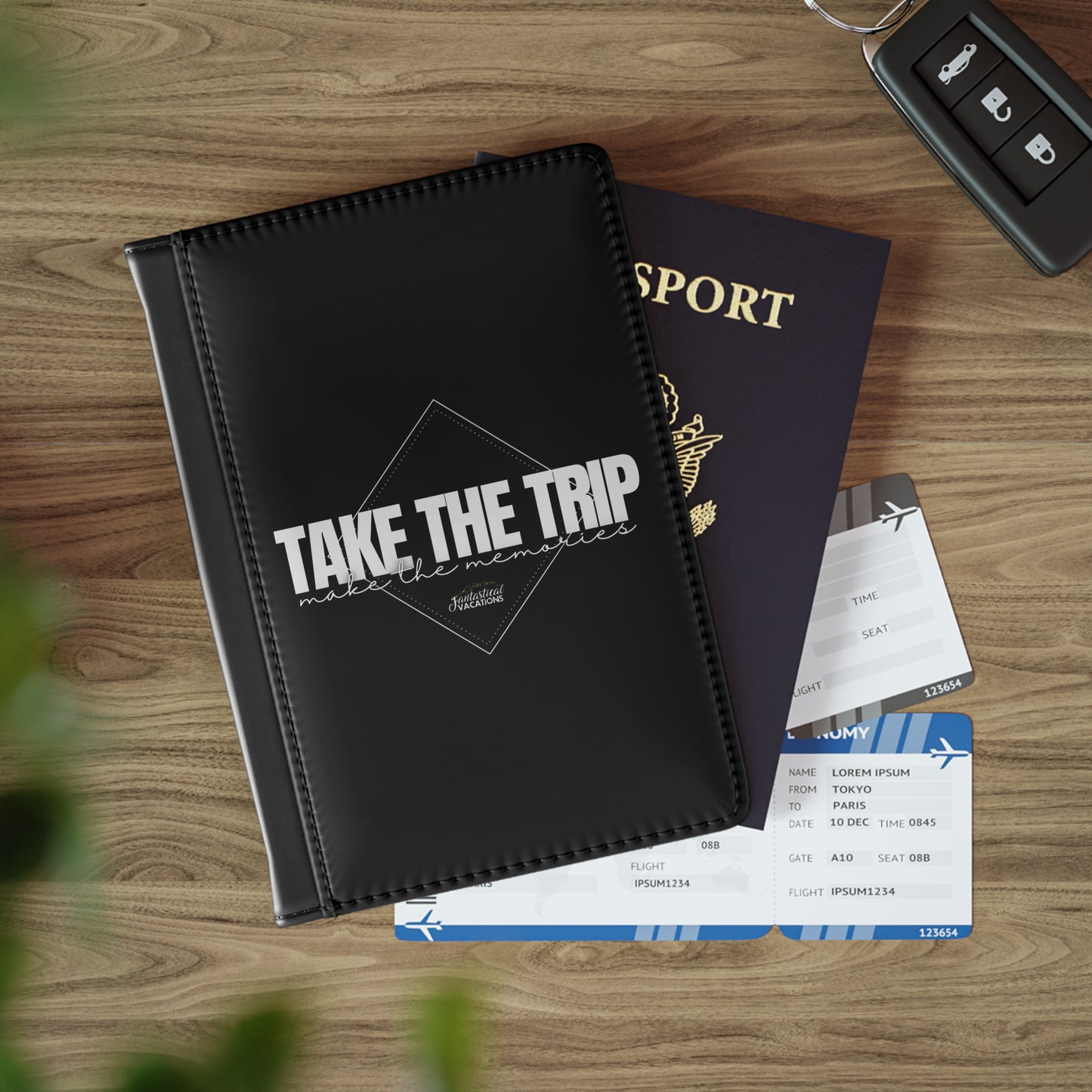 Passport Cover - Take the Trip...Make the Memories